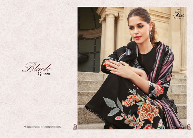 Black Queen By Sahiba Printed Dress Material Catalog